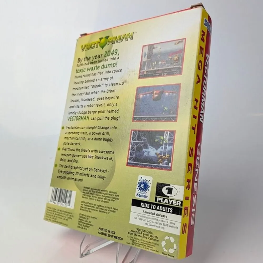 Vectorman (Mega Hit Series) - Authentic and Tested - Genesis